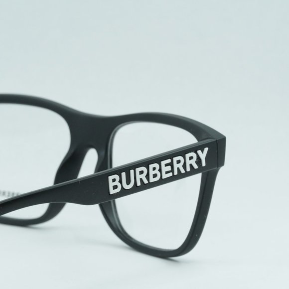 💯 NEW BURBERRY CARTER BE2353 3464 MATTE BLACK EYEGLASSES - Picture 10 of 11